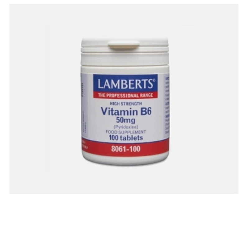 Lamberts Vitamina B6 50mg 100 Comprimidos