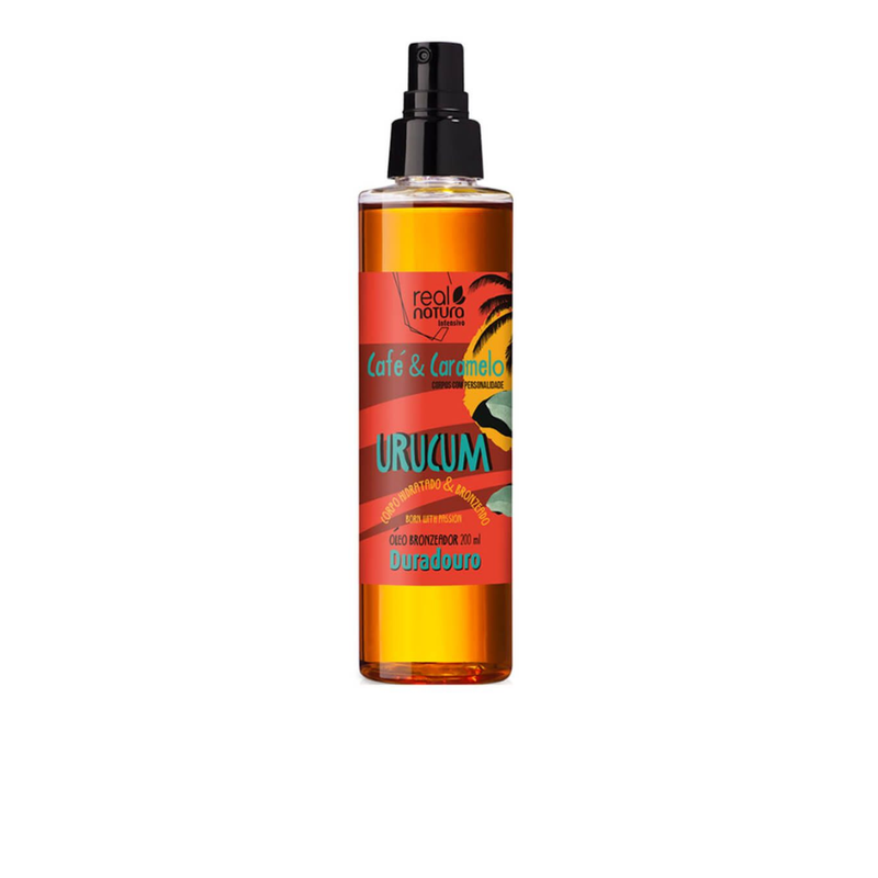 Real Natura Óleo Bronzeador Urucum Café e Caramelo 200ml