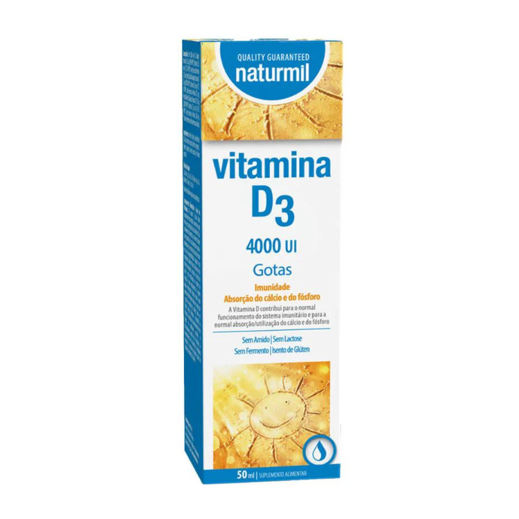 Vitamina D3 4000UI gotas - 50ml