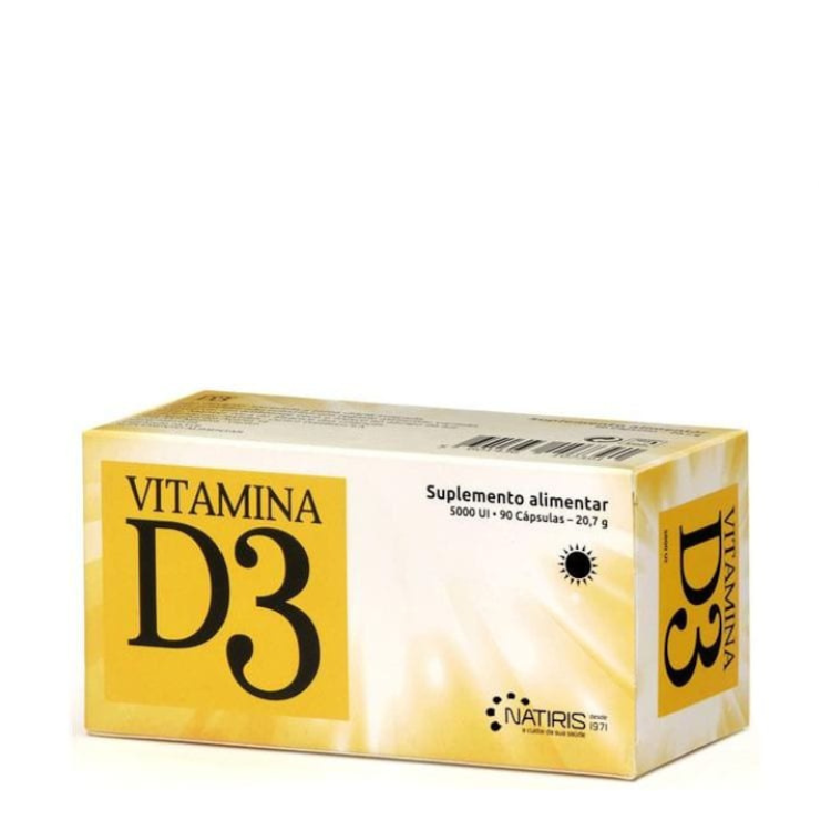 Vitamina D3 5000UI - 90 Cápsulas Natiris
