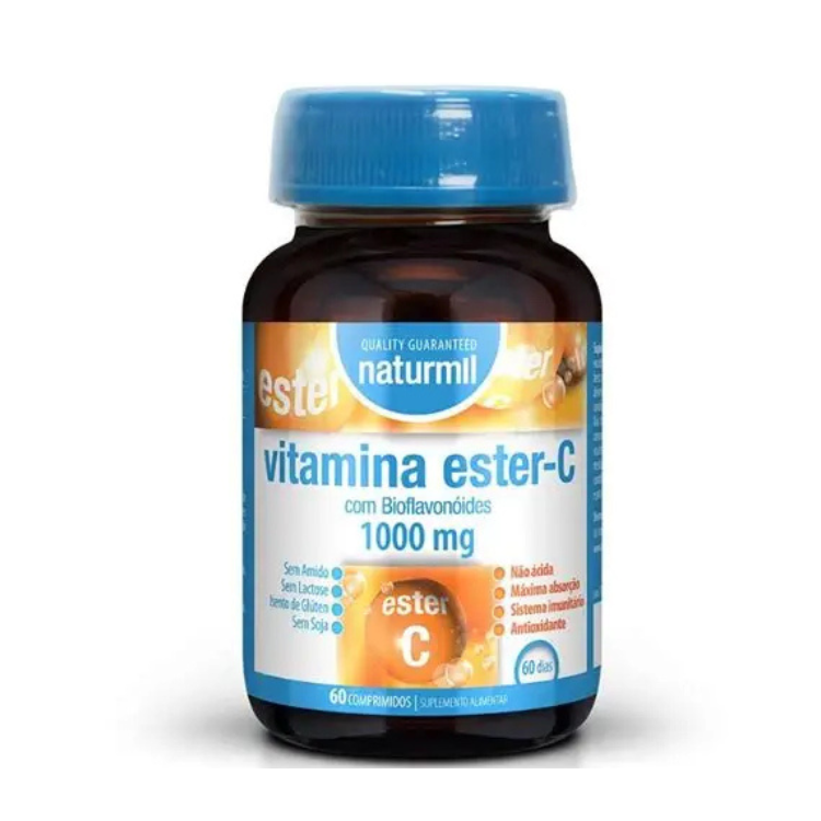 Vitamina Ester-C 1000mg - 60 Comprimidos Naturmil