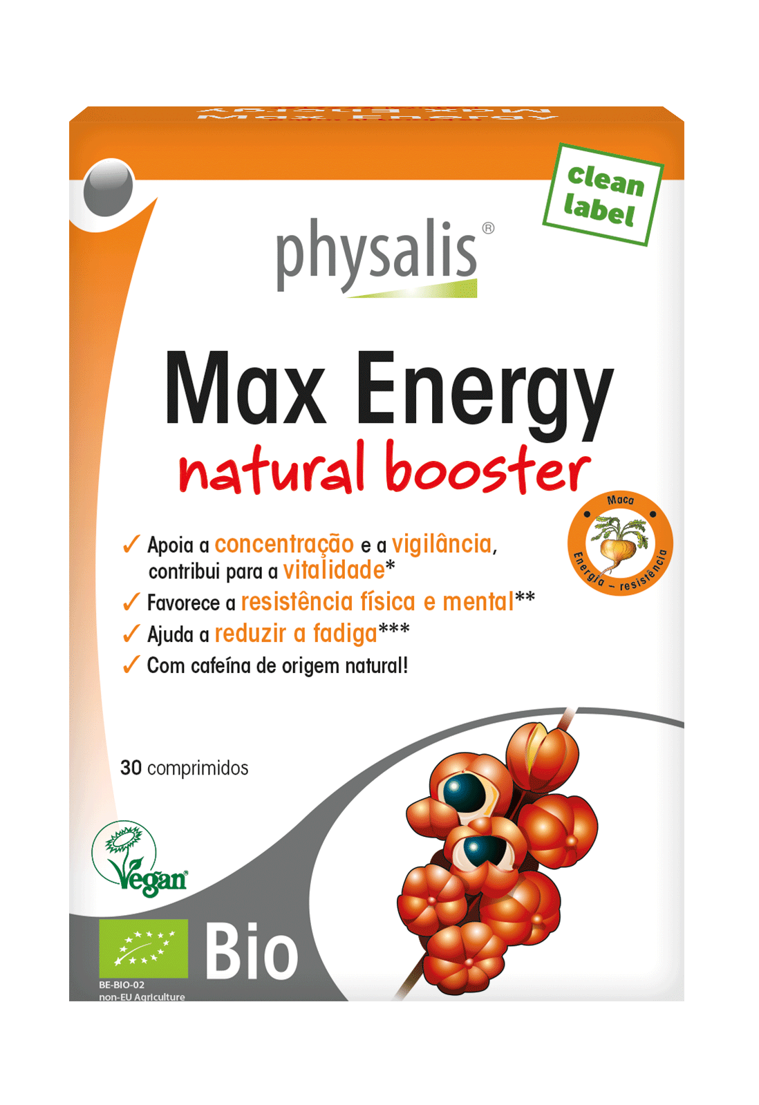 Max Energy Natural Booster 30 comprimidos