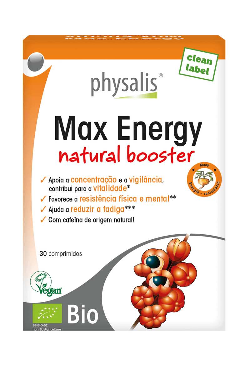 Max Energy Natural Booster 30 comprimidos