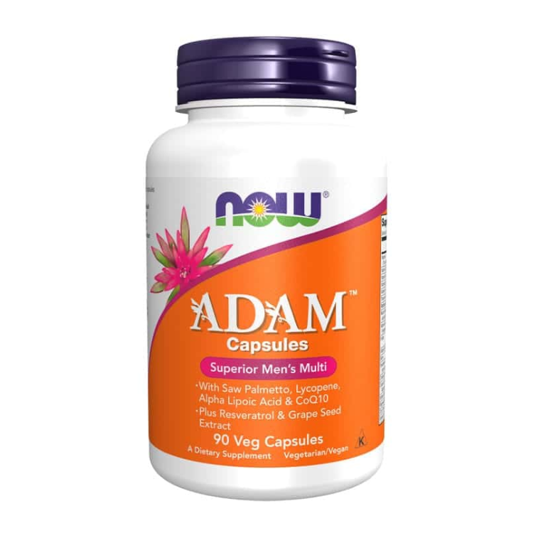 ADAM Multivitamínico Superior para Homens - 90 Cápsulas Vegetais Now