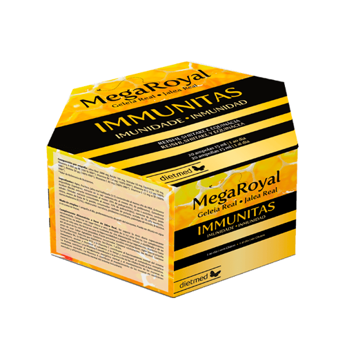 Mega Royal Immunitas - 20 ampolas Dietmed