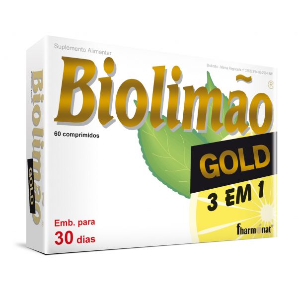 Biolimao Gold 3 em 1 - 60 Comprimidos Fharmonat
