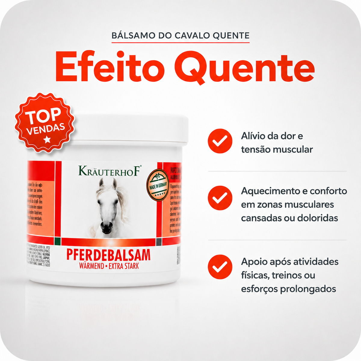 Balsamo do Cavalo Quente 500ml