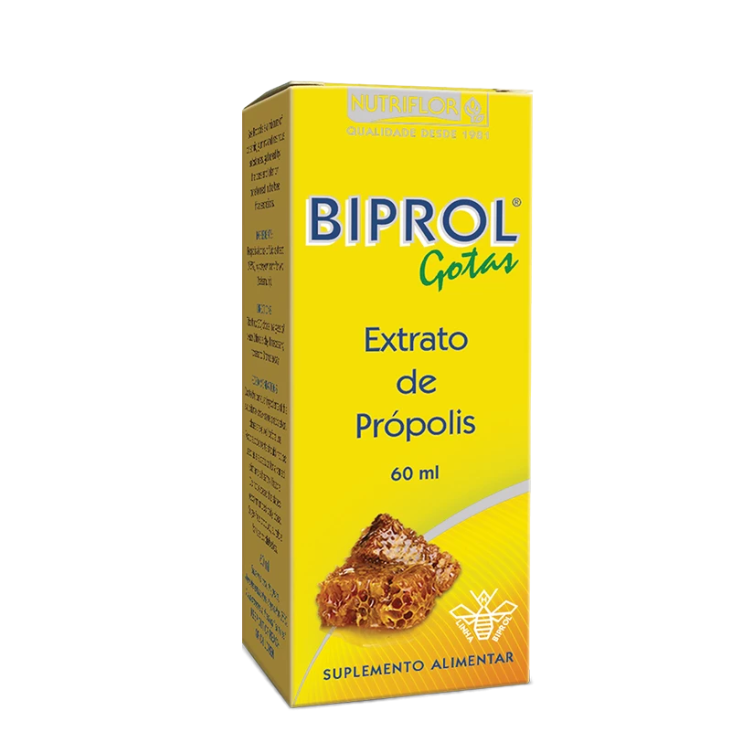 Biprol Extrato Puro de Própolis Gotas - 60ml Nutriflor