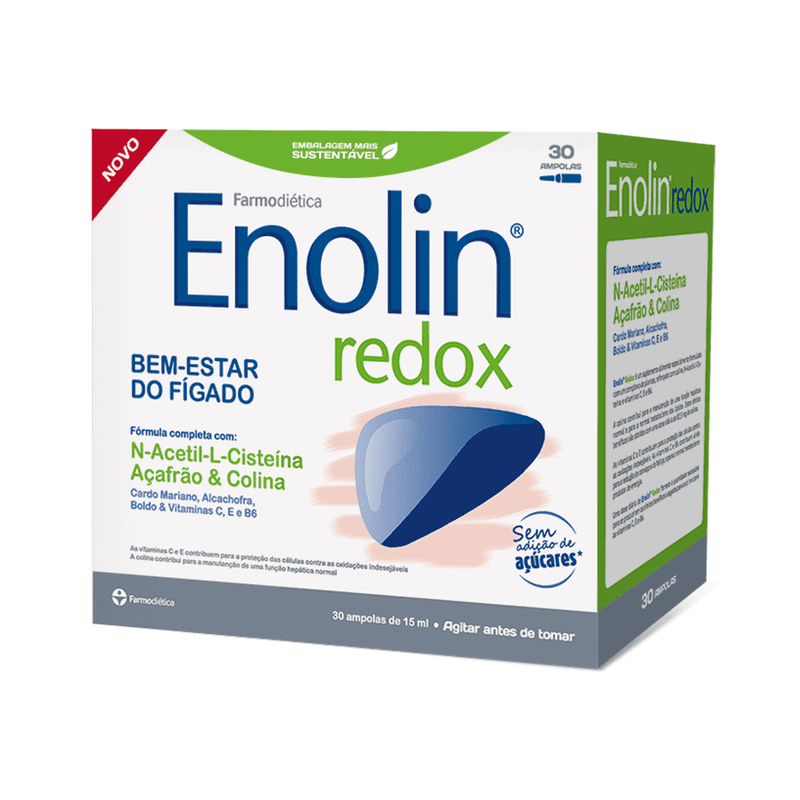 Enolin redox - 30 ampolas Farmodietica