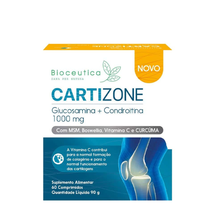 Cartizone Glucosamina + Condroitina - 60 Comprimidos