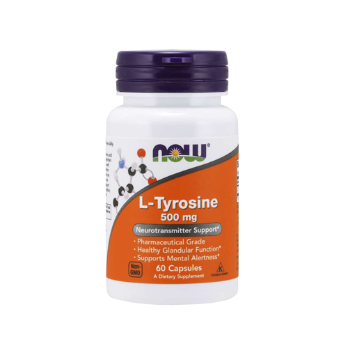 L-Tyrosine 500mg - 60 Cápsulas Now