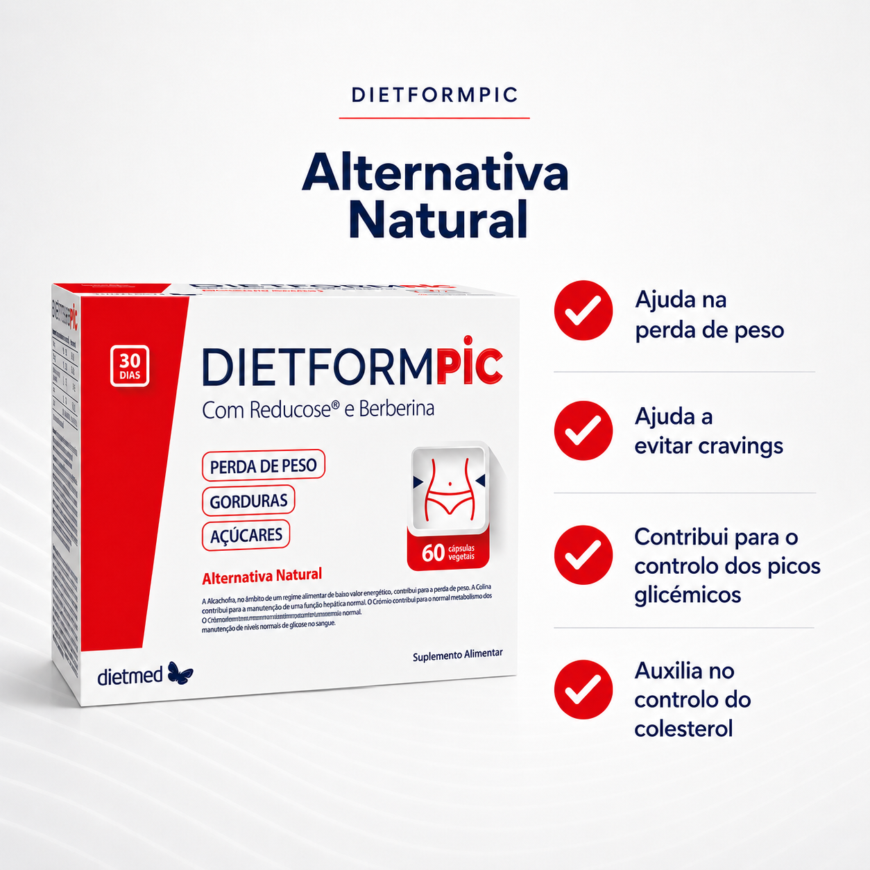 DietformPic 60 Cápsulas Vegetais