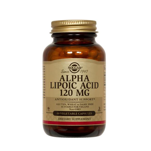 Ácido Alfa-Lipóico 120mg 60 Cápsulas Solgar