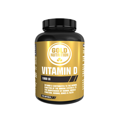 Vitamina D 1000UI - 120 Cápsulas Gold Nutrition