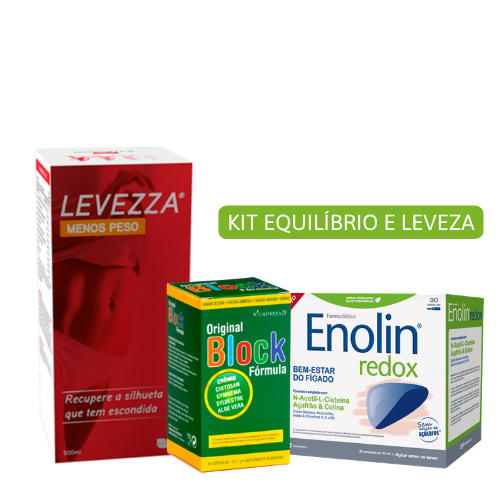 KIT Equilíbrio & Leveza – Inchaço Abdominal, Retenção de Líquidos e Apoio ao Emagrecimento
