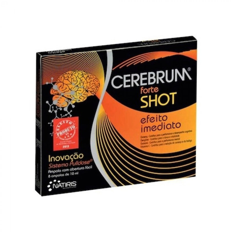 Cerebrum Forte Shot - 8 Ampolas Natiris