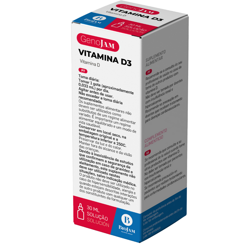 Vitamina D3 Genojam 30ml