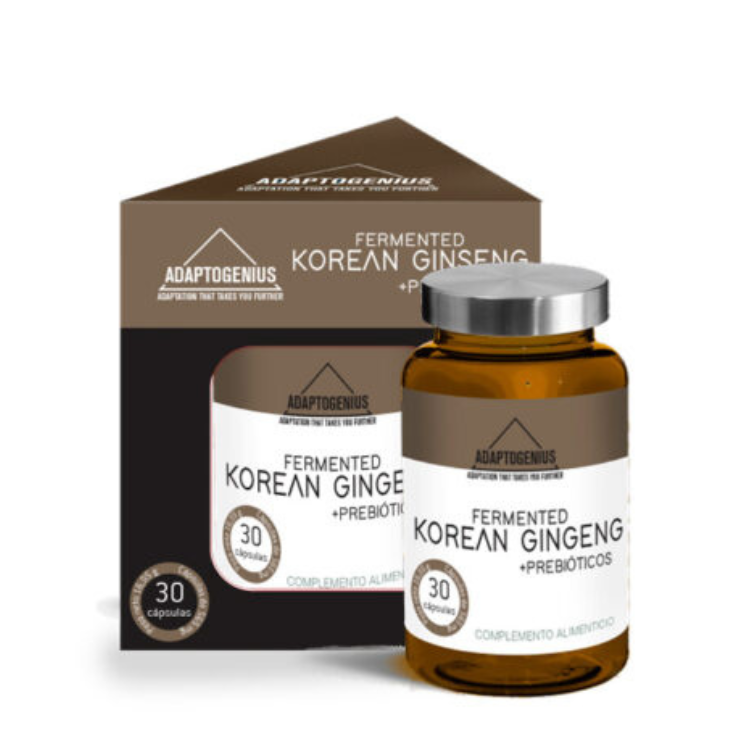 FERMENTED KOREAN GINSENG + PREBIOTICOS ADAPTOGENIU
