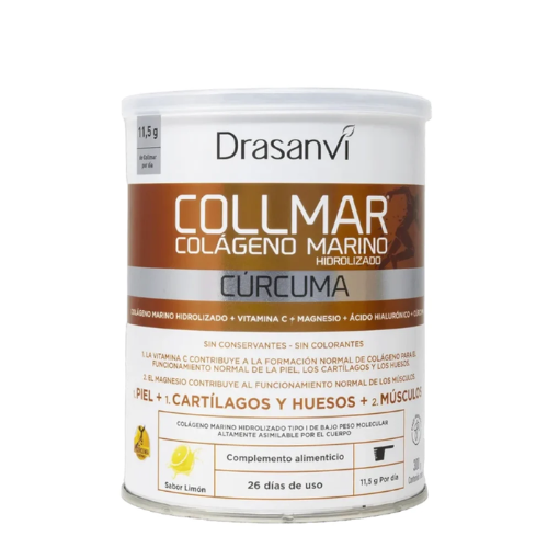 Collmar Colagénio Magnésio Cúrcuma - Limão 300g Drasanvi