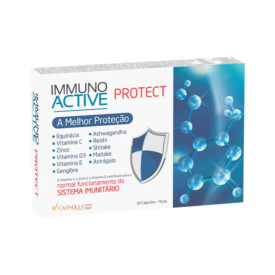 Immuno Active Protect - 30 Cápsulas Calêndula