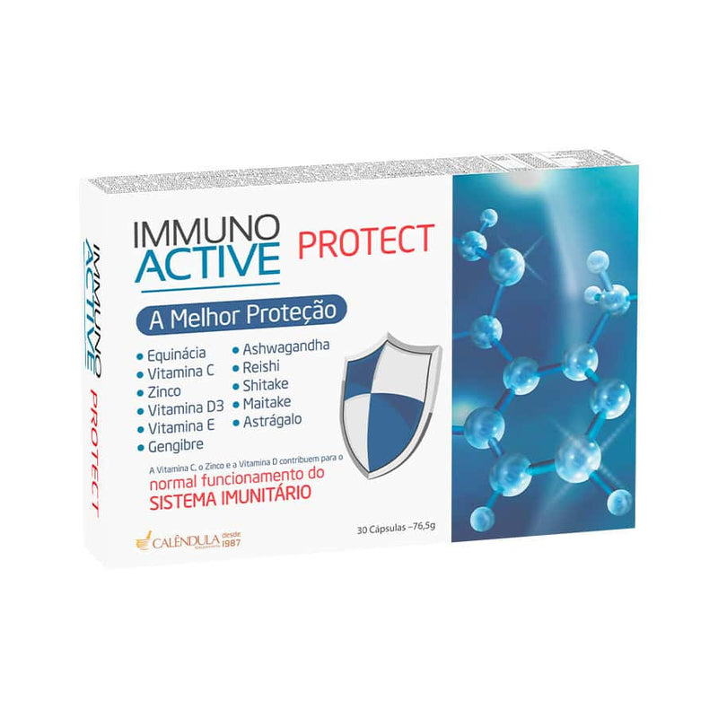 Immuno Active Protect - 30 Cápsulas Calêndula