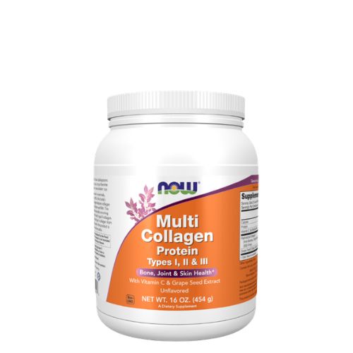 Multi Collagen Protein Colagénio Hidrolisado Em Pó (Tipos I, II,III) Now Foods